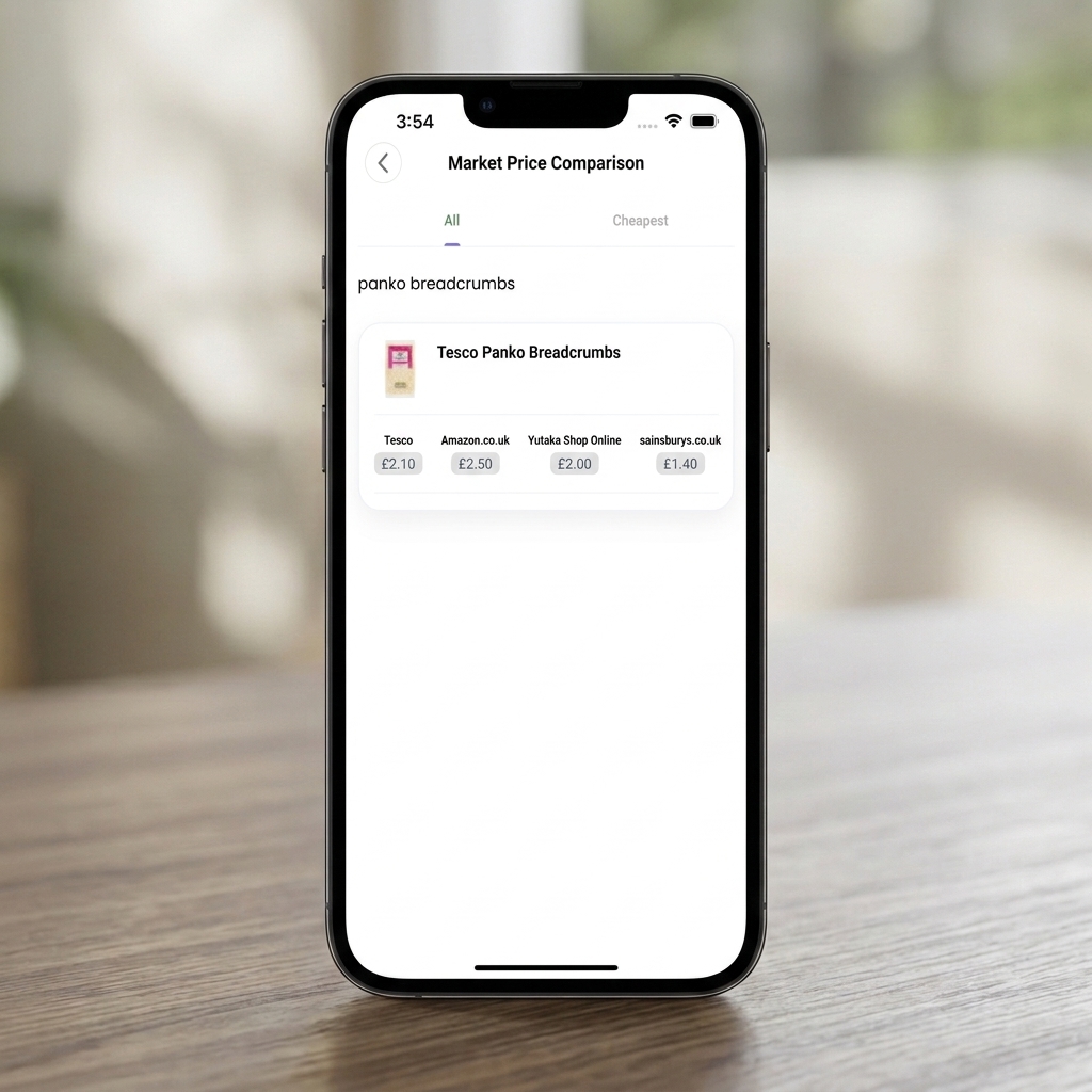 Joosy Store Comparison Screen